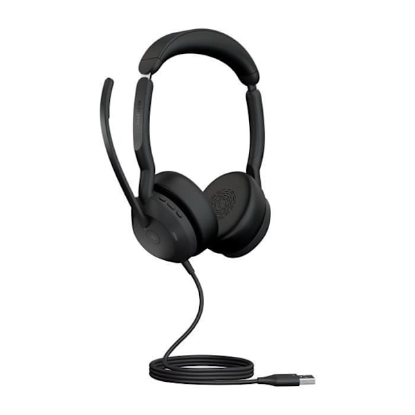 Hörlurar - JABRA - Evolve2 50 - USB Typ A - Aktiv brusreducering - Optimal komfort Svart