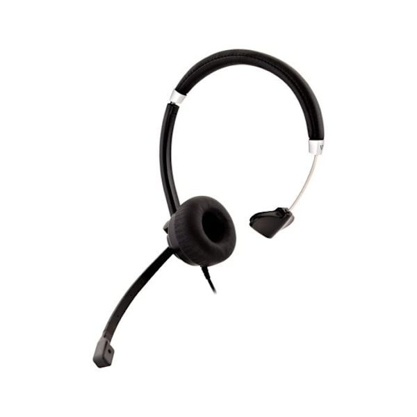 V7 Deluxe 3,5 mm monoheadset med mikrofon (DELUXE MONO HEADSET W/MIC - Deluxe Mono Headset) - 0662919106961