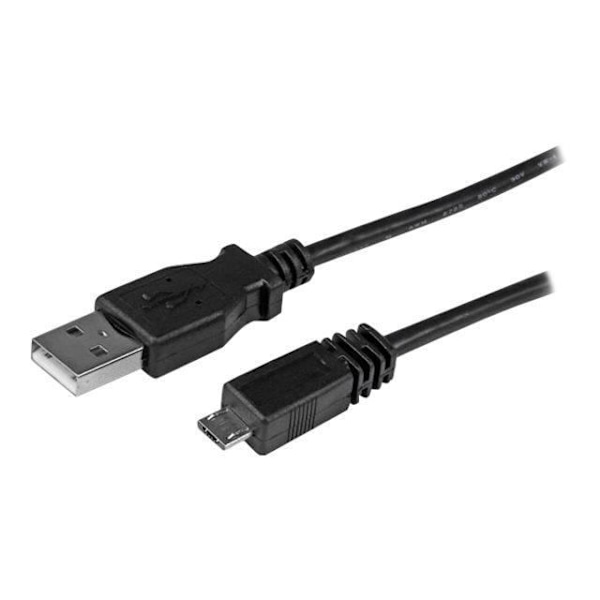 50 cm USB 2.0 A till Micro B-kabel - STARTECH - UUSBHAUB50CM - Svart - Livstidsgaranti