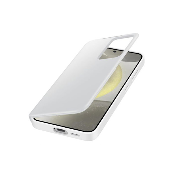 Samsung sockfodral - EF-ZS921CWEGWW - Galaxy S24 Smart View plånboksfodral, vit
