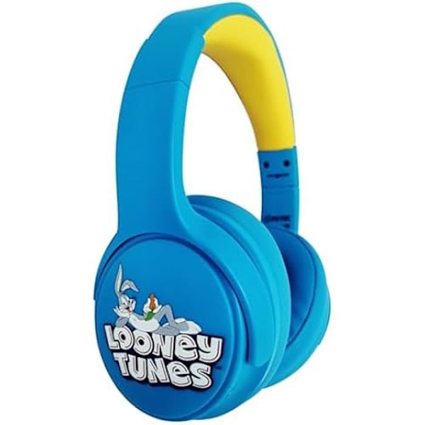 Trådlösa hörlurar - FRTEC - Bugs Bunny - Säker volym 85 dB - Kompakt och hopfällbar - Flerfärgad mångfärgad
