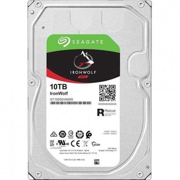 Seagate ST10000VN000 10TB 3,5" hårddisk