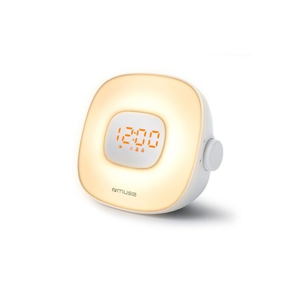 Radioväckarklocka - MUSE - ML-198 CR - Vit - Inbyggd högtalare - FM-tuner 20 stationer Vit