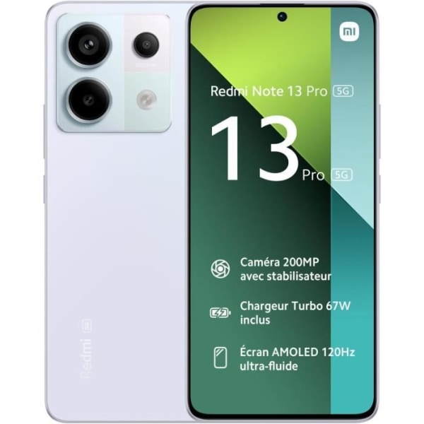 Xiaomi Redmi Note 13 Pro 5G 8/256GB Lila EU