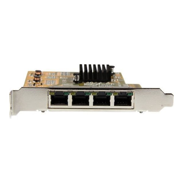 STARTECH 4-portars Gigabit Ethernet PCI Express nätverkskort med Realtek RTL8111G Chipset - PCIe GbE NIC Adapter