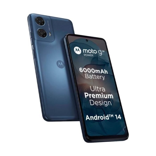 Motorola Moto G24 Power 8GB/256GB Blå (Bläckblå) Dual SIM