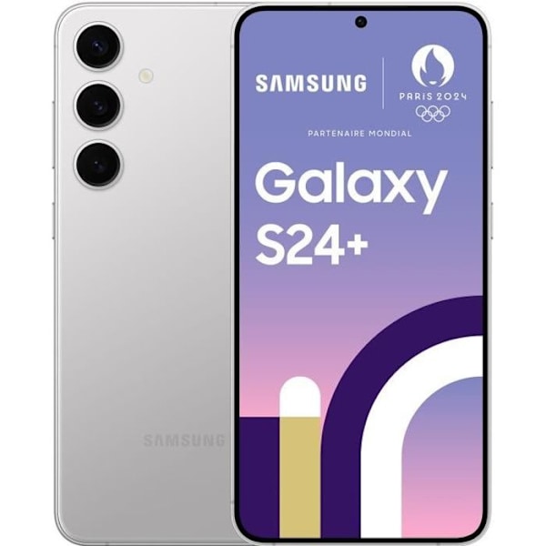 Samsung Galaxy S24 Plus Smartphone 512 GB Silver Pengar