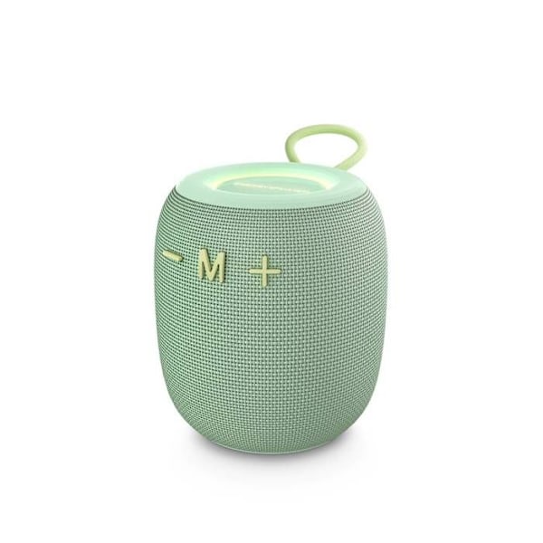 Bloom – Bluetooth-högtalare (Bluetooth 5.3, 18 timmars batteritid, IPX6, True Wireless, 100 % återvunnen plast, LED-belysning) Färgad