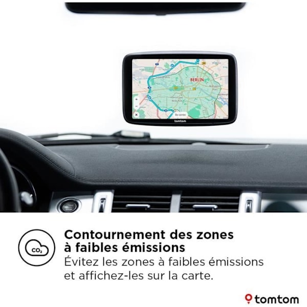 TomTom - GO Navigator 7 - GPS Bil - 7 tum - TomTom Trafik - Magnetisk Fäste - Europa Karta