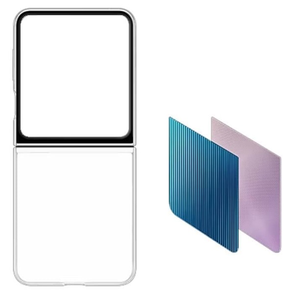 Skydd och fodral - Samsung - Z Flip 5 - Transparent - Dynamisk - Flexibel Transparent