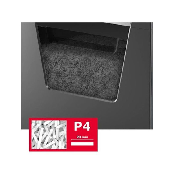 Pappersförstörare - Rexel - Momentum X415 - P4 - 15 ark - 23 L Svart