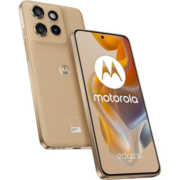 Smartphone Motorola Edge50 Neo 512GB Latte Beige Gräddfärgad