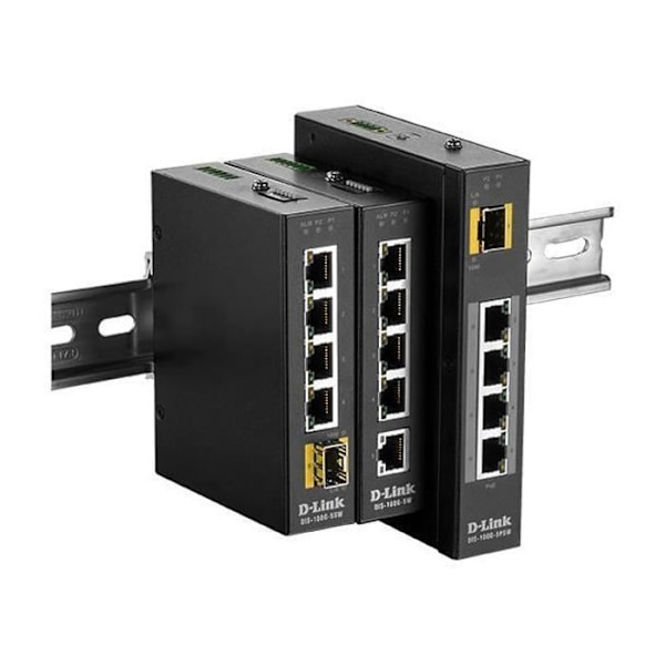 DLINK DIS-100G-5PSW 4-portars Ethernet-switch