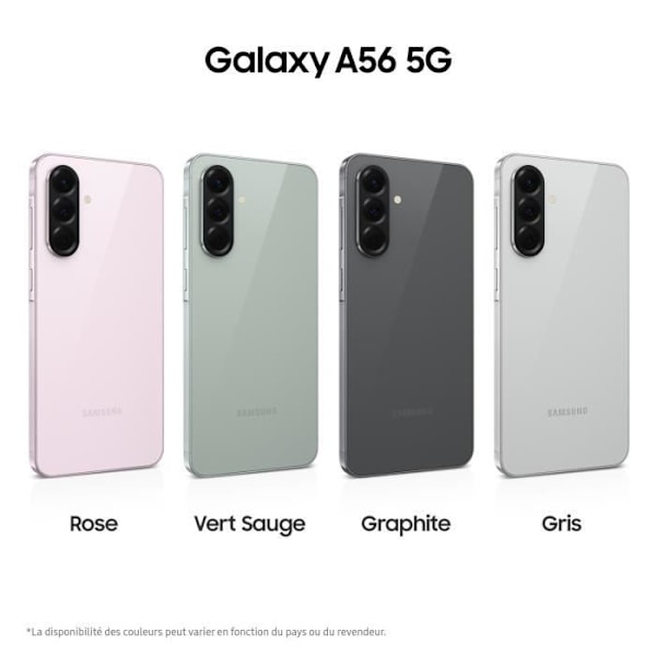 SAMSUNG Galaxy A56 5G Smartphone 256 GB Grå Grå