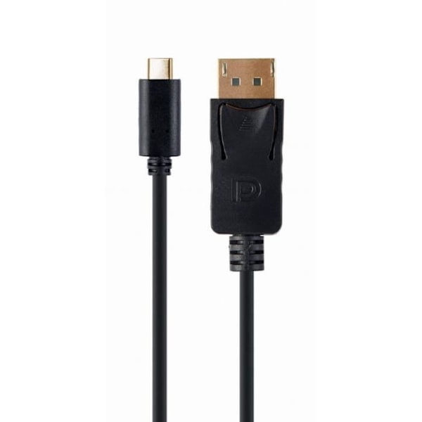 GEMBIRD A-CM-DPM-01 USB-grafikadapter - Svart - 2 m - Skärmad Svart