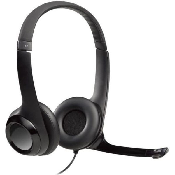 Logitech H390 Wired Stereo USB PC Headset, brusreducerande mikrofon