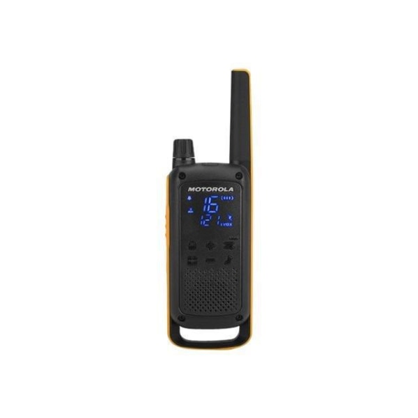 Motorola Talkabout T82 Extreme Quad Pack bärbar radio 2-bands PMR 446 MHz 16 kanaler svart, gul (paket med 4)