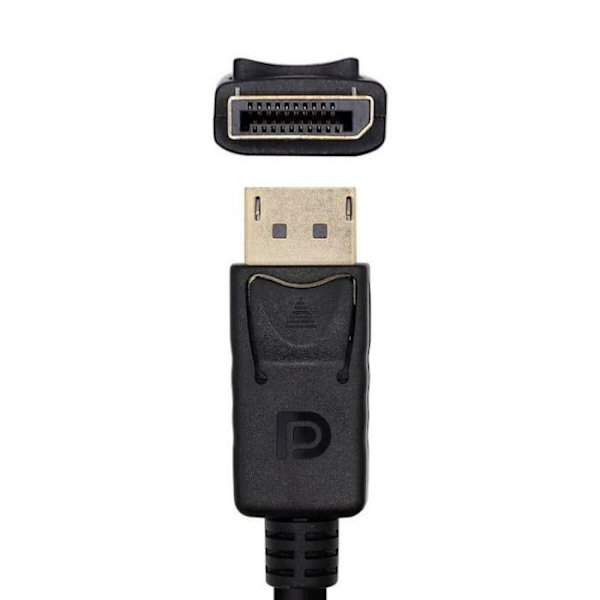Kabel - integrationsband Aisens - A124-0129 - A124 - 0129 - Kabel 4 K (60Hz, DP/m-DP/M, 2 M) Svart