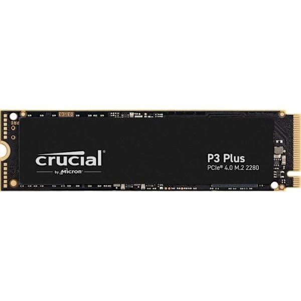 CRUCIAL P3 Plus 2TB PCIe 4.0 NVMe M.2 2280 SSD-hårddisk