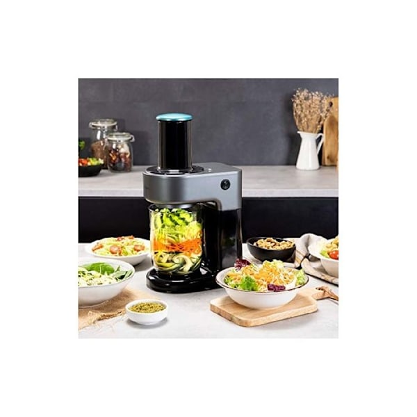 SpiralChef 400 köksrobot - CECOTEC - Rivjärn - Svart - 80 Watt - Pulsfunktion - 4 blad i rostfritt stål Svart
