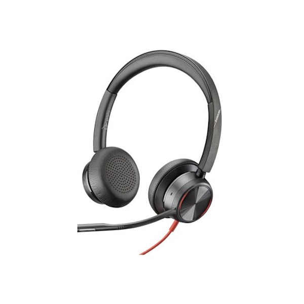 HP Poly Blackwire 8225 Stereo USB-C-headset +USB-C/A-adapter