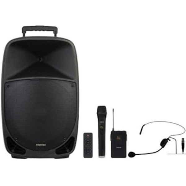 FONESTAR MALIBU-315 Bärbar Bluetooth-högtalare - Svart - 250 W - Trådlös - Handsfree-funktion mångfärgad