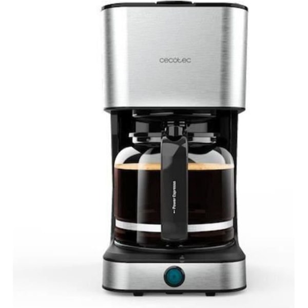 Cecotec Coffee 66 Heat kaffebryggare. ExtremeAroma Technology, Kapacitet 1,5 L (12 koppar), Återuppvärmnings- och Håll varm-funktioner, C