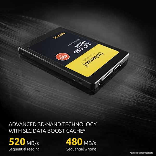 SSD - Intenso - 960 GB - SATA III - 2,5 tum - Högprestanda