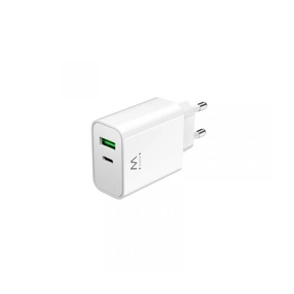 Laddare - Éwent - EW1325 - USB-C - QC 3.0 - 30W - Snabbladdning Vit