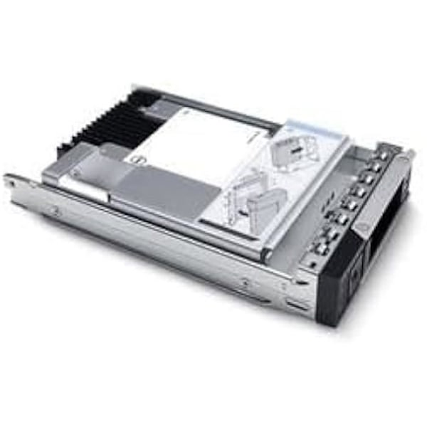 SSD Dell 1,92 TB SATA Read Intensive 6 Gbps 512e 2,5 tum med 3,5 tum HYB Carr Hot-Plug Adapter