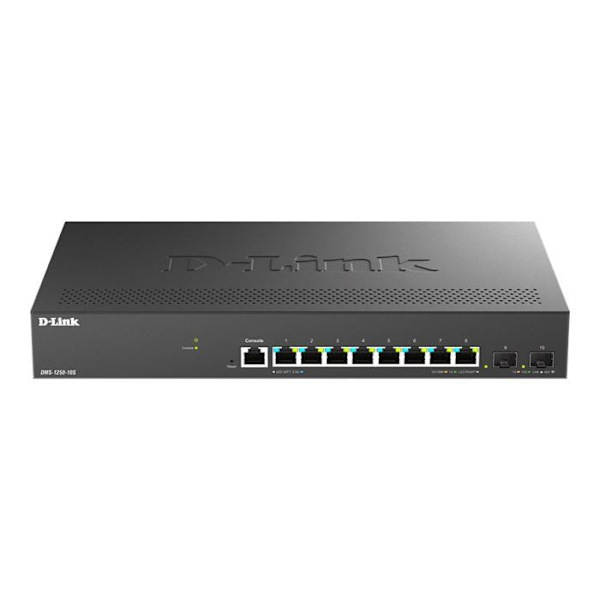 D-Link DMS 1250-10S - switch Svart