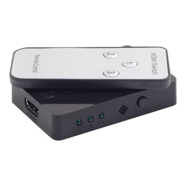 Cablexpert DSW-HDMI-34 - Video-ljudswitch - 3 x HDMI - Stationär dator