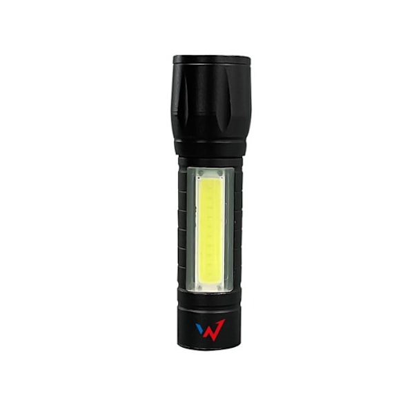Wonder Wt1501S - Uppladdningsbar LED-ficklampa 150 lumen 9 cm (Svart)