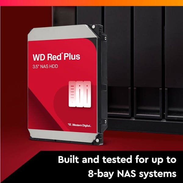 WD Red Plus WD80EFPX - hårddisk