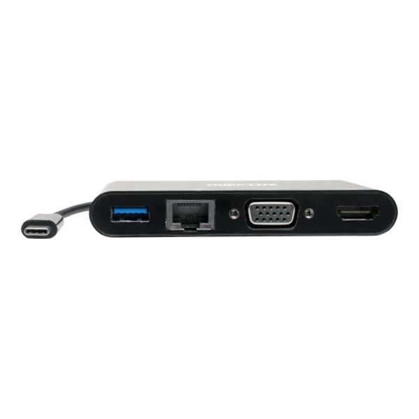 Dockningsstation - Tripp Lite - USB-C 3.1 - Kompatibel med Thunderbolt 3 - 4K @ 30Hz - HDMI, VGA, USB-A