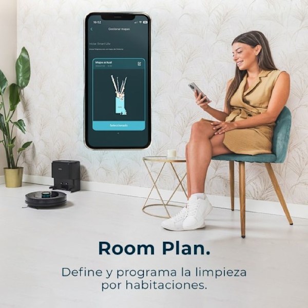 Cecotec Robotstädare Conga 7490 Ultimate Home X-Treme Svart