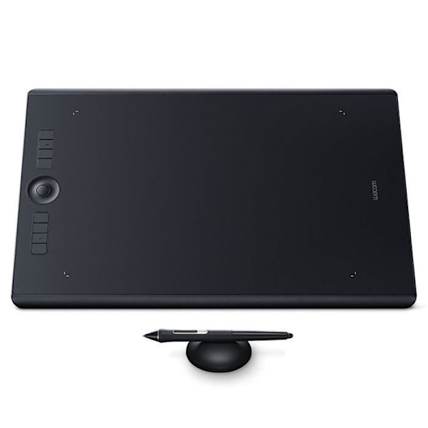 Wacom Intuos Pro Graphics Tablet med Pro Pen 2 Stylus + Pen Rest - Medium Svart