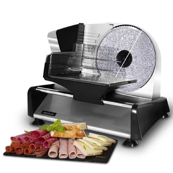 Cecotec Rockâ € ™ nCut Twin Slicer. Två utbytbara skivor, RockStone non-stick beläggning, noggrannhet upp till 15 mm, glid