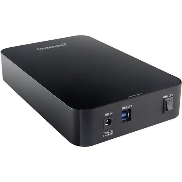 Desktop extern hårddisk - INTENSO - 3,5' - 4 TB - Svart