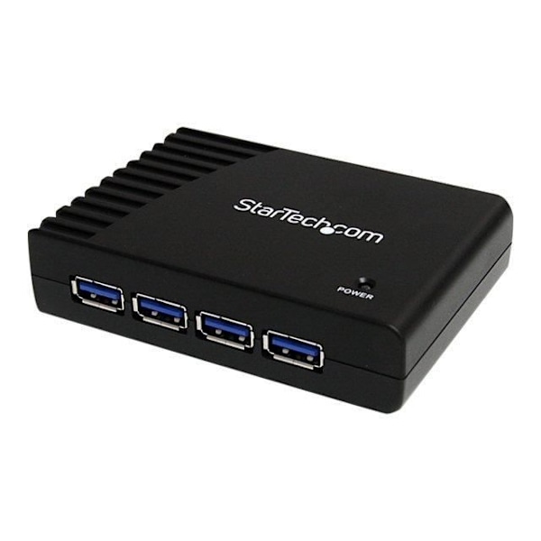 4 Port USB 3.0 Hub - USB Hub - Svart - 4 Port USB 3.0 Hub - SuperSpeed USB Hub - Svart - ST4300USB3EU