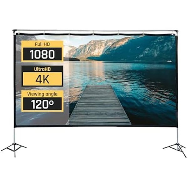 120" portabel projektionsduk utomhus - IGGUAL