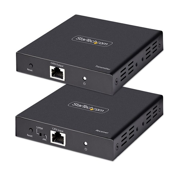 Startech 4k analog videoförlängare - 4k 60hz - Svart - 70m - RJ-45 - Skärmad