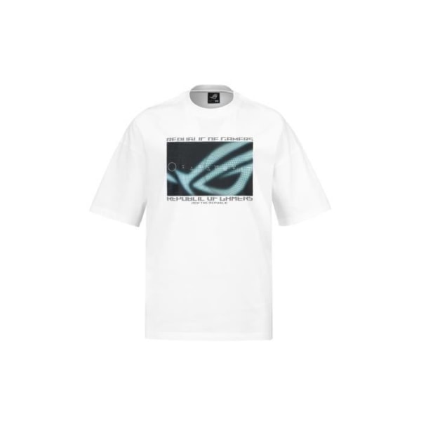 Asus ROG Cosmic Wave T-shirt - Storlek L - Vit