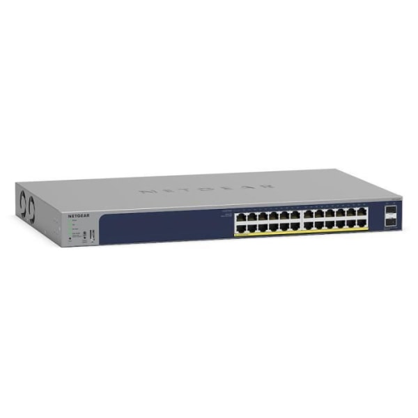NETGEAR NETGEAR GS724TP Managed Ethernet Switch 24 Gigabit PoE+-portar 190W och 2x SFP Rackable