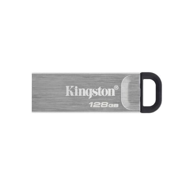 KINGSTON DataTraveler® Kyson 128 GB USB-minne - Med snyggt metallhölje utan lock Silver