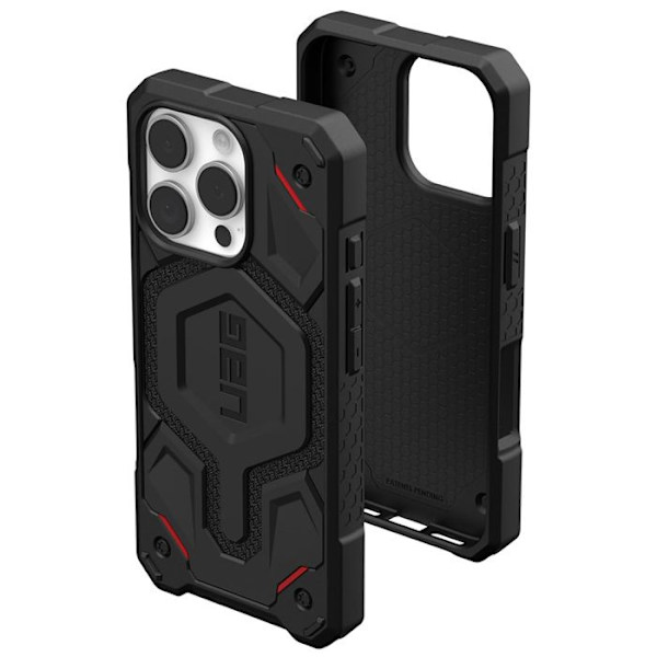 Coque för iPhone 16 Pro - UAG Monarch Pro MagSafe - Kevlar Svart svart