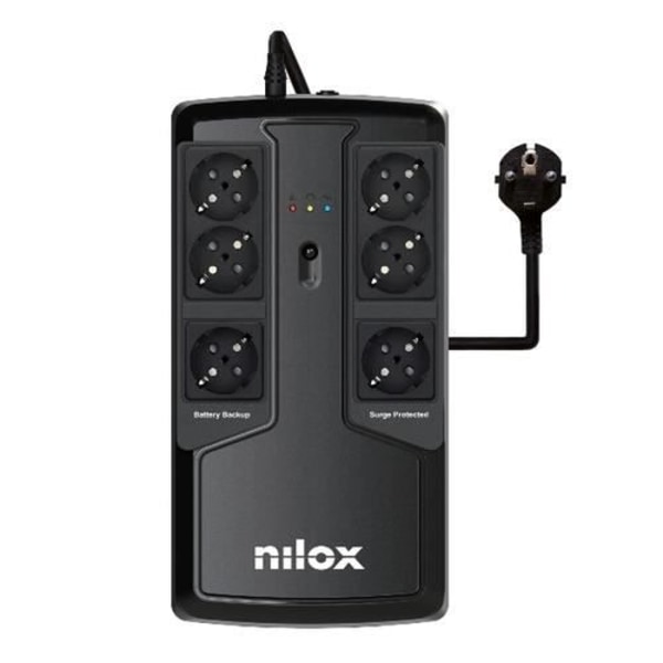 UPS-kontinuitetsgrupp - NILOX - NXGCLIO8501X5V2 - 850 VA - 595 W - Linjeinteraktivitet