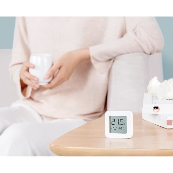 XIAOMI temperatur- och fuktighetsmonitor - Vit - Anslutet objekt - LCD-skärm - Enkel att fästa