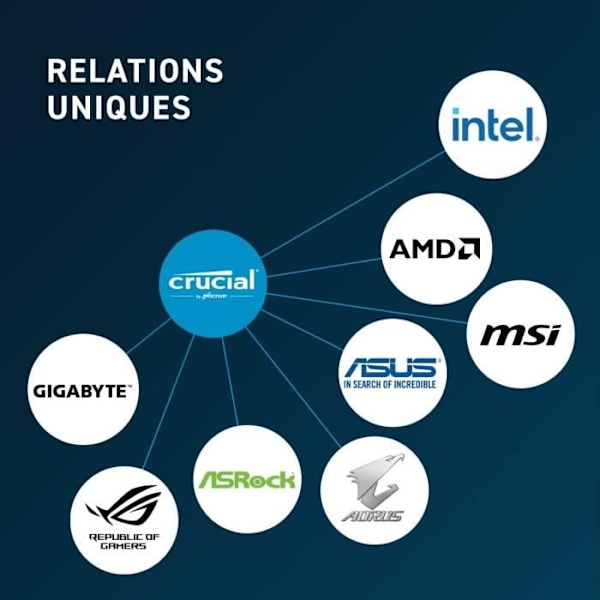 Crucial Minne RAM DDR5 - 8GB - 4800 MT/s - CL40