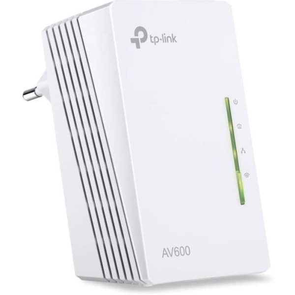 Powerline 600 Mbps + WiFi 300 Mbps 1 Pack - TP-Link TL-WPA4220 - 2 Fast Ethernet-portar - Powerline box 1 PACK